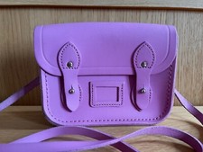 The Cambridge Satchel The Tiny Micro Bag in Lilac Pink Leather