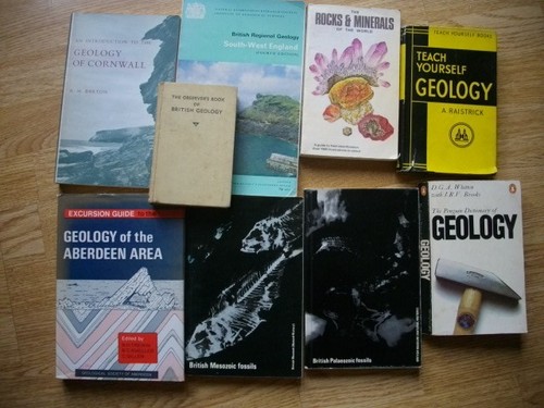 Job lot vintage geology - of, x