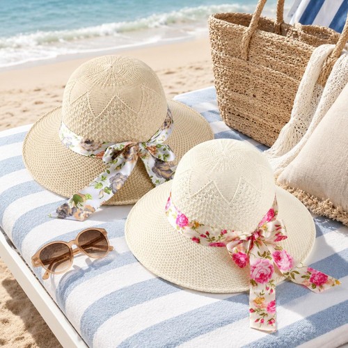 Foldable sun cap beach wide - sun,