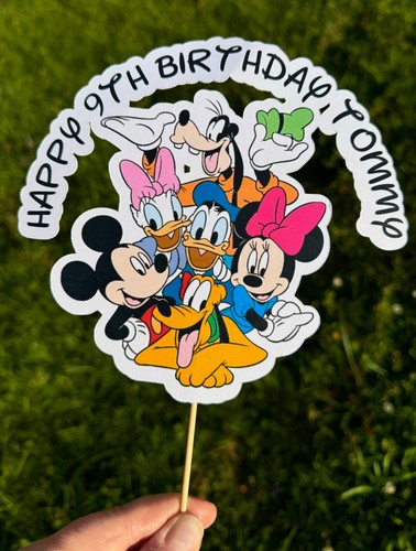 Personalised name age mickey - name,