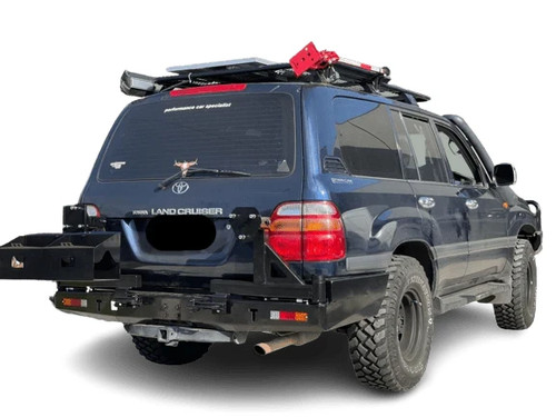 Rear steel bumper - rear,