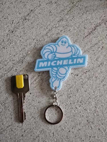 Michelin man keyring - man,