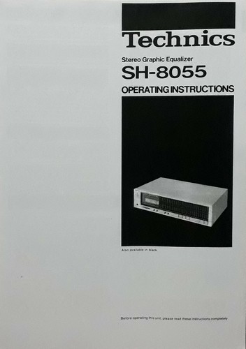 Technics 8055 stereo - technics, sh-8055