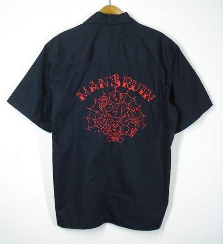 Vintage worker shirt bowling - vintage,