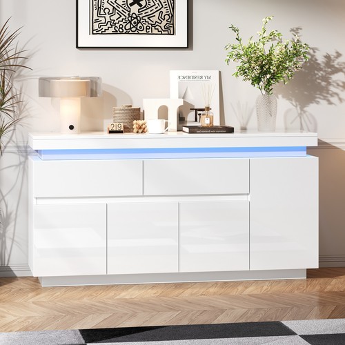 Sideboard storage cabinet with - storage,
