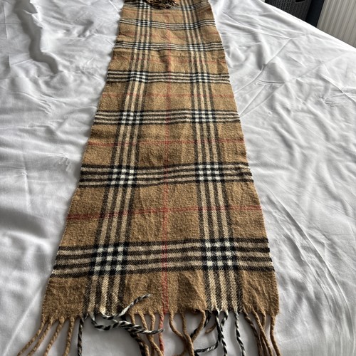 Burberry scarf 100 lambswool - burberry,