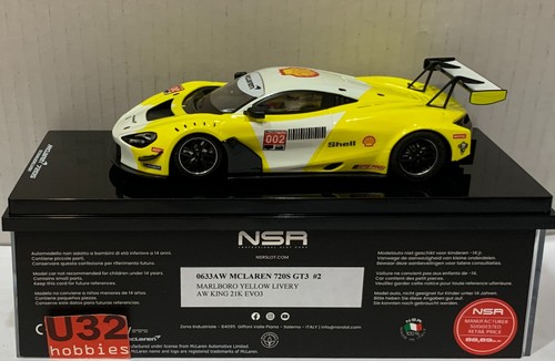 Nsr slot car mclaren 720s - car,