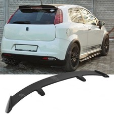 For Fiat Grande Punto Matte Black 52" Rear Boot Roof Top Trunk Spoiler Tail Wing