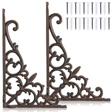 2 Pack Cast Iron Decorative