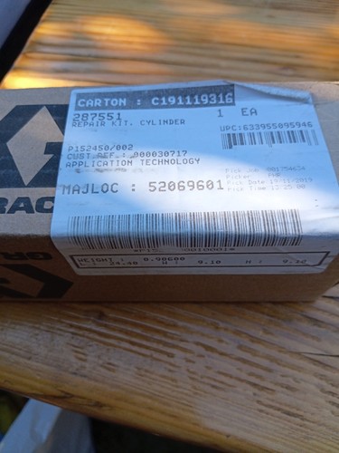 Graco cylinder repair - graco,