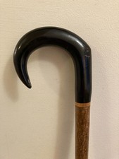 Lovely Buffalo Horn CUMBRIA HANDLE on Hazel ,Walking and Hiking stick.