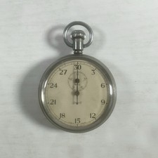 Vintage Smiths Stopwatch 30 Second Dial Dennison Case 15mins