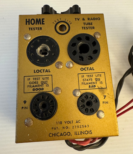 Home tester and - tester, tv