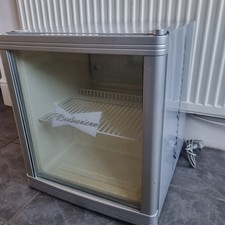 Budwieser Table Top Mini Fridge, Full Working Order, See Photo's