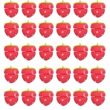  30pcs Sponge Foam Hair Rollers For Sleeping (Strawberry Red) - Flexible Curlers