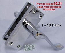 Door Handles Modern Victorian Chrome Scroll Latch Handles Stylish Handles