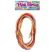 Coloured Scoubidou Strings Scubidu Scooby Knit Craft Weave Scoobie 40 Pack 80cm