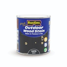 Rustins Quick Dry Outdoor Wood Stain, Stains & Finishes in One - All Shades