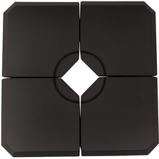 Outsunny Set of 4 Parasol Base Stand Weights for Cantilever Umbrella Up to 120kg