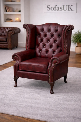 Antique chesterfield wingback - chesterfield,