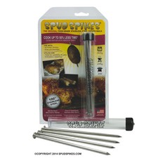 Spud Spikes, The Original Food-Grade Stainless Steel 6-inch Baking Potato Nails