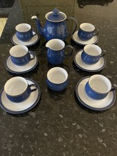 Denby Imperial Blue Tea Set Of