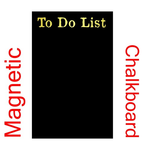 Magnetic chalkboard do - to,