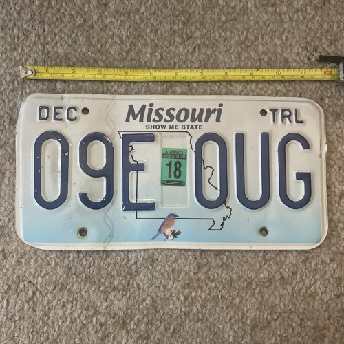 1979 missouri trailer license - 1979,