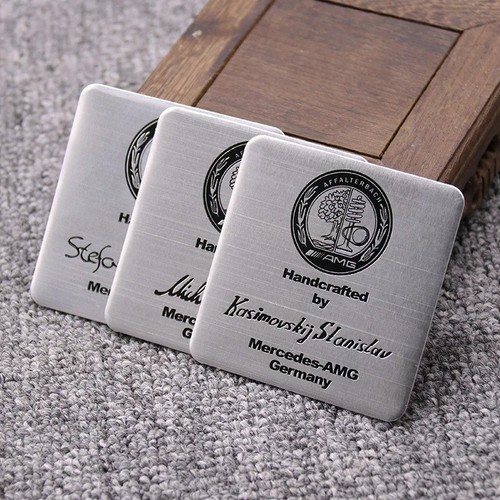 Tree black silver badge - silver, decal