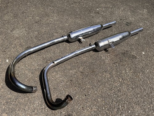 Triumph 5ta exhaust - exhaust, system