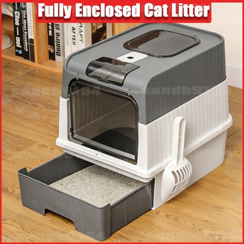 Extra large hooded cat litter - extra,