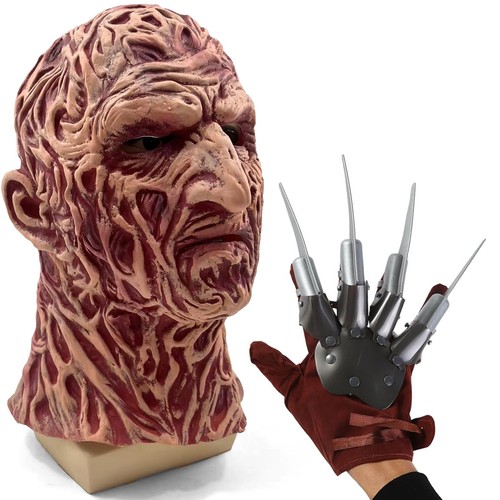 Adult freddy burnt man latex - burnt,