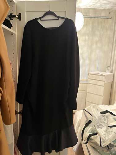 Black maternity shift dress - shift,