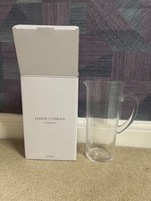Jasper Conran London Clear Large Refined Fluted Glass Jug BNIB
