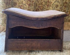Antique Dark Oak Footstool
