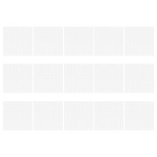 25 Pcs Embroidery Plastic Canvas Mesh Sheets for Cross Material