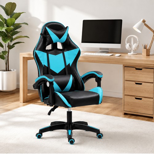 Swivel gaming chair - gaming, faux