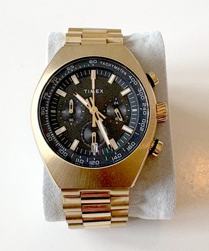 Timex gold mens chronograph - timex,
