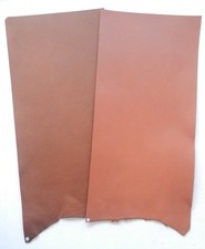 2.2MM THICK SADDLE TAN FULL GRAIN VEG TAN CRAFT LEATHER HIDE LARGE PIECES
