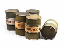 Waste Oil Drums - Army Green -
