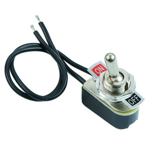 Off prewired toggle switch - on-off,