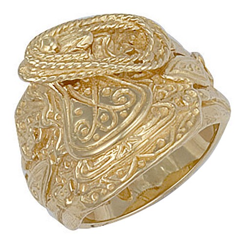 Yellow gold saddle - gold,