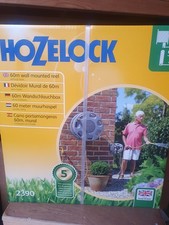 HOZELOCK 2390 60M CAPACITY EMPTY WALL MOUNTED HOSE REEL