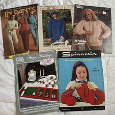 Vintage Knitting Books Lot Of 5 Books