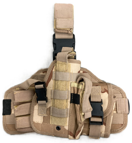 Drop leg holster desert dpm - drop,