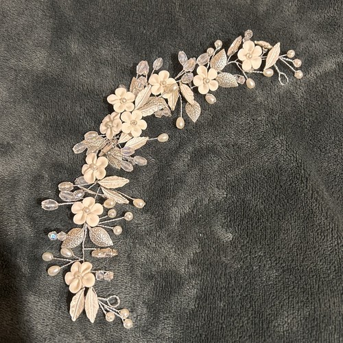 Vintage off white floral - vintage,