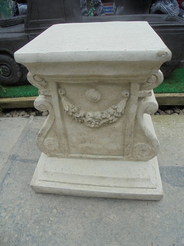 Large square plinth concrete - square,