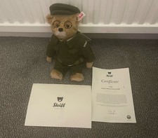 Steiff Captain Mainwaring home guard rare limited edition !