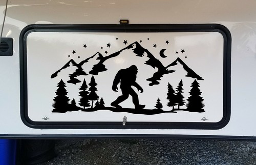 Bigfoot mountain moon - bigfoot, stars