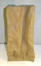 Rosenthal vase - Tapio Wirkkala - paper bag - brown - 23 cm - 2. Choice